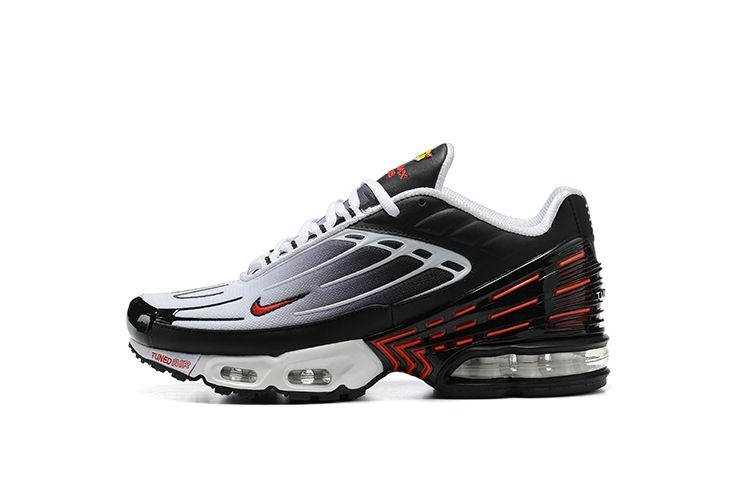 Tênis Nike Air Max Plus 3 - Branco Preto e Vermelho - Masculino Speed - Sua corrida mais rápida!