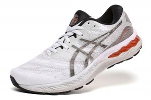 Tênis Asics Gel Nimbus 23 - Branco e Cinza  - Masculino 