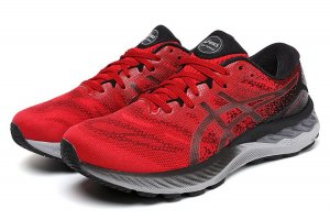 Tênis Asics Gel Nimbus 23 - Vermelho e Preto - Masculino