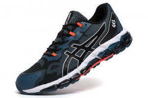 Tênis Asics Gel Quantum 360 6 - Azul Escuro e Preto - Masculino 