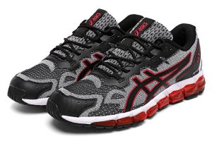 Tênis Asics Gel Quantum 360 6 - Cinza e Vermelho - Masculino