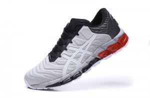 Tênis Asics Gel Quantum 360 5 - Cinza Claro e Branco - Masculino 