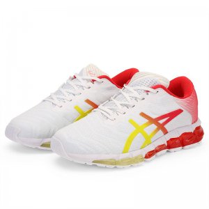 Tênis Asics Gel Quantum 360 5 - Branco Vermelho e Amarelo - Feminino