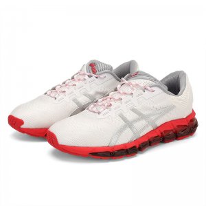 Tênis Asics Gel Quantum 360 5 - Branco e Vermelho - Feminino