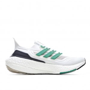 Tênis Adidas UltraBoost 21 - Branco Verde e Preto - Masculino
