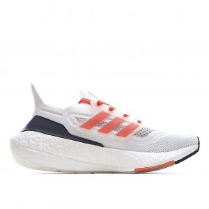 Tênis Adidas UltraBoost 21 - Branco Vermelho e Preto - Masculino