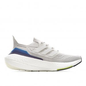 Tênis Adidas UltraBoost 21 - Cinza Prata e Azul - Masculino