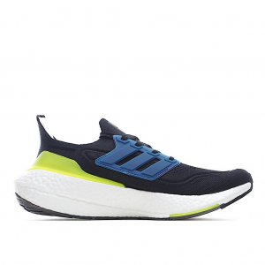 Tênis Adidas UltraBoost 21 - Preto Azul Escuro e Verde - Masculino