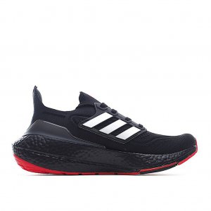 Tênis Adidas UltraBoost 21 - Preto Prata e Vermelho - Masculino