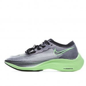 Tênis Nike ZoomX Vaporfly NEXT% - Preto e Verde - Masculino 