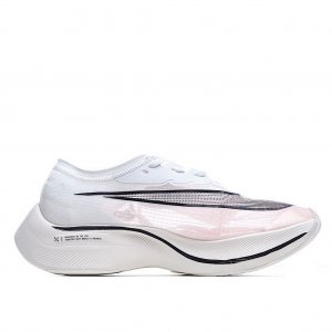 Tênis Nike ZoomX Vaporfly NEXT% - Branco e Laranja - Feminino