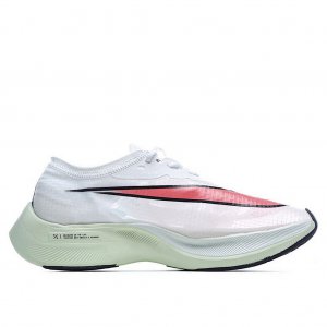 Tênis Nike ZoomX Vaporfly NEXT% - Branco e Verde Claro - Feminino