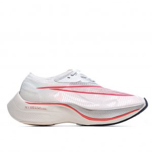 Tênis Nike ZoomX Vaporfly NEXT% - Branco e Vermelho - Feminino