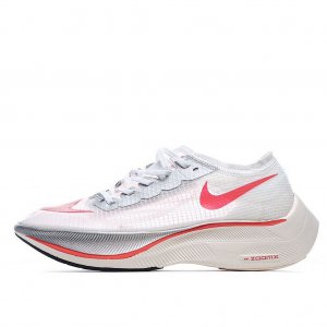 Tênis Nike ZoomX Vaporfly NEXT% - Branco e Vermelho - Feminino 