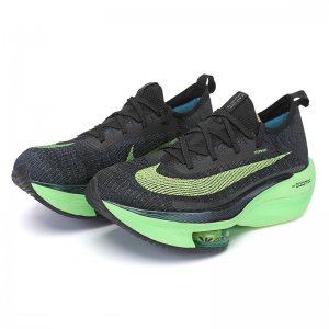 Tênis Nike ZoomX Alphafly NEXT% - Preto e Verde - Masculino