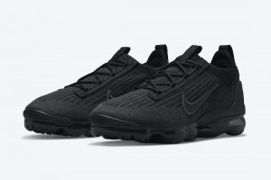 Tênis Nike Air VaporMax 2021 Flyknit - Preto All Black - Feminino