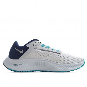 Tênis Nike Air Zoom Pegasus 38 - Branco Azul Claro e Prata - Masculino