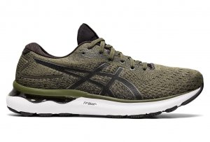 TÊNIS ASICS GEL NIMBUS 24 - VERDE OLIVA - MASCULINO