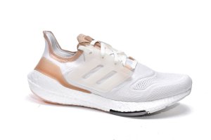 Tênis Adidas UltraBoost 22 - Marrom Claro e Branco - Masculino