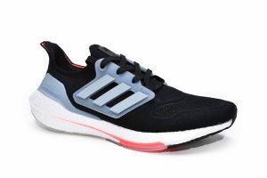 Tênis Adidas UltraBoost 22 - Preto e Azul Claro - Masculino
