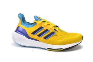 Tênis Adidas UltraBoost 22 - Amarelo e Azul - Masculino