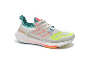 Tênis Adidas UltraBoost 22 - Cinza e Verde - Feminino 
