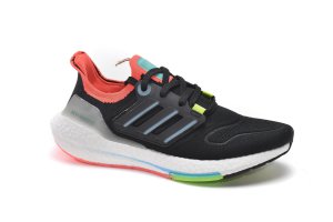 Tênis Adidas UltraBoost 22 - Preto e Laranja -  Feminino 