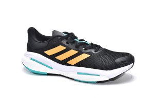 Tênis Adidas SolarGlide 5 – Preto e Laranja - Masculino 