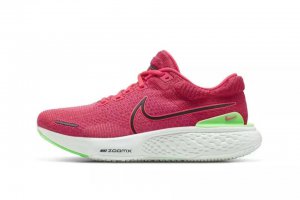 Tênis Nike ZoomX Invincible Run Flyknit 2 - Fucsia e Verde - Feminino 