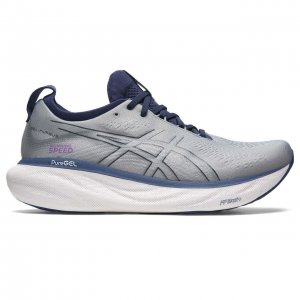 Tênis Asics Gel Nimbus 25 - Masculino - Cinza e Azul 