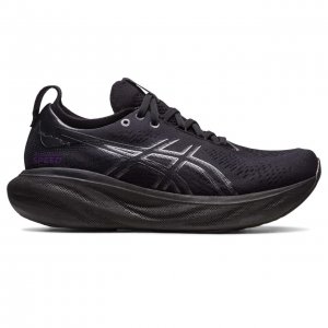 Tênis Asics Gel Nimbus 25 - Feminino - Preto All Black  