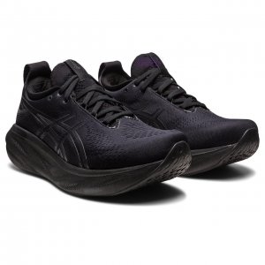 Tênis Asics Gel Nimbus 25 - Feminino - Preto All Black 