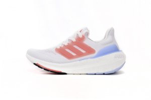 Tênis Adidas UltraBoost 23 LIGHT - Feminino - Branco Laranja e Azul 