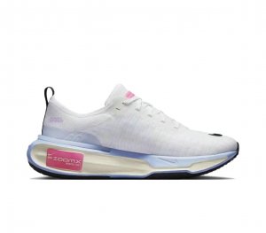 Tênis Nike Zoomx Invincible Run Flyknit 3 Masculino - Branco e Azul 