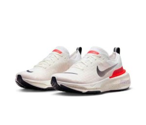 Tênis Nike Zoomx Invincible Run Flyknit 3 Feminino - Branco e Vermelho