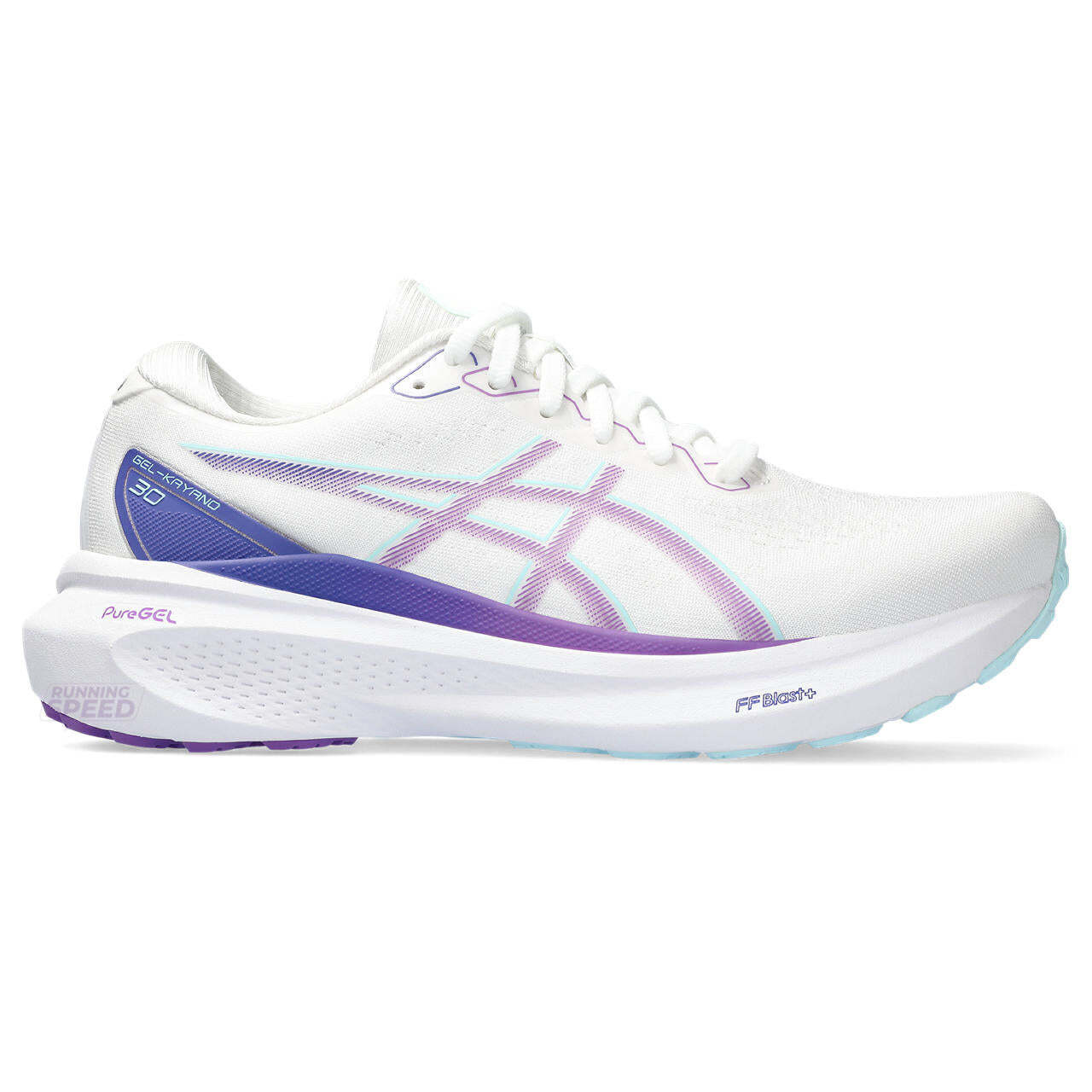 Tênis Asics Gel Kayano 30 - Branco e Roxo - Feminino 