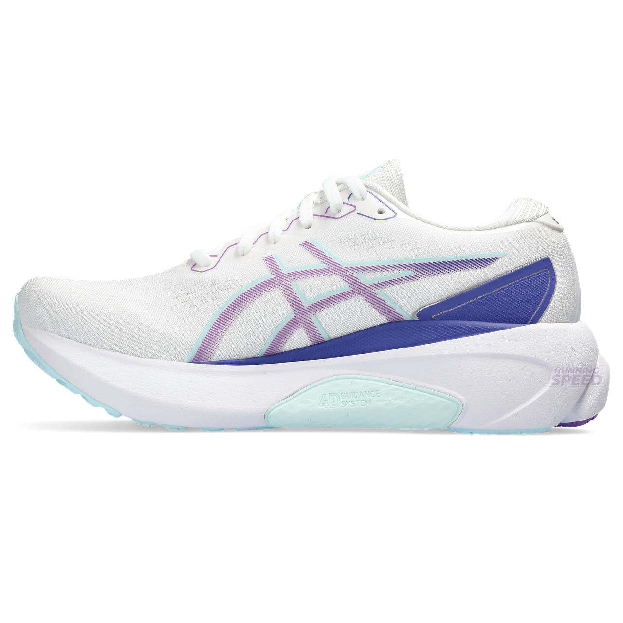 Tênis Asics Gel Kayano 30 - Branco e Roxo - Feminino