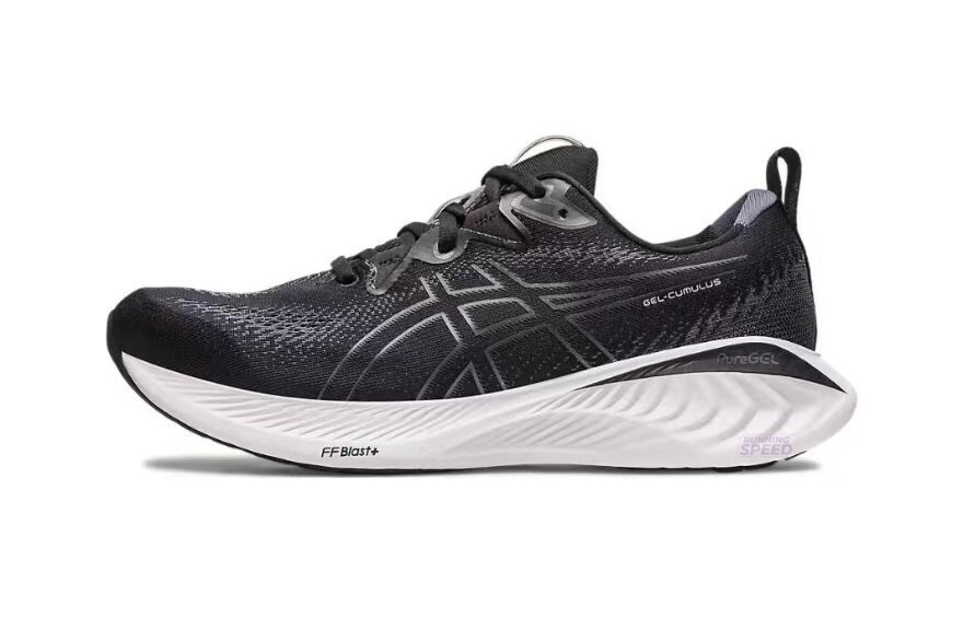 Tênis Asics Gel Cumulus 25 - Preto e Branco - Masculino 