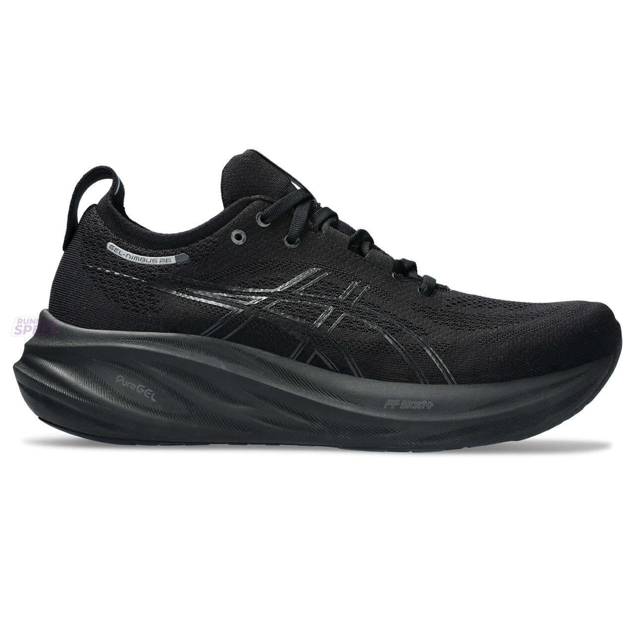 Tênis Asics Gel Nimbus 26 - Preto All Black - Feminino 